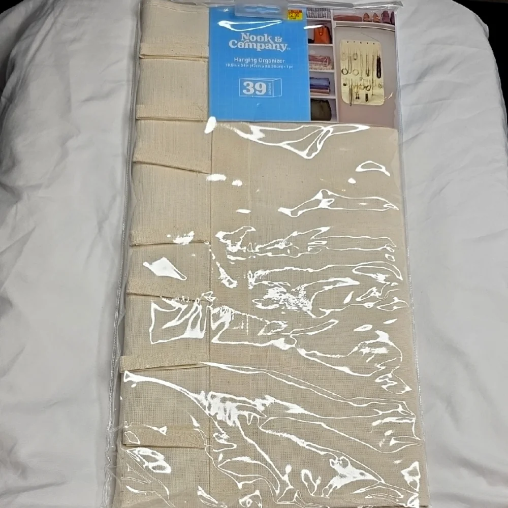 Nook & Company Beige Hanging Organizer